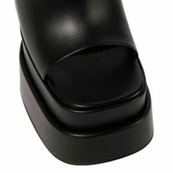 Versace Leather Platform Sandals -Outlet Versace Store unnamed file 1002