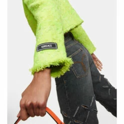 Versace Tweed Jacket -Outlet Versace Store unnamed file 101