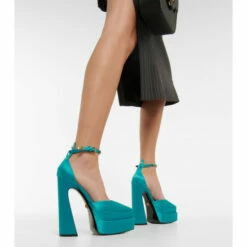 Versace Aevitas Pointy Satin Platform Pumps -Outlet Versace Store unnamed file 1012