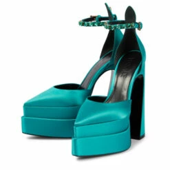 Versace Aevitas Pointy Satin Platform Pumps -Outlet Versace Store unnamed file 1013