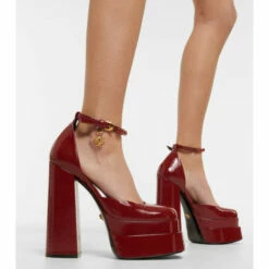 Versace Medusa Aevitas Patent Leather Platform Pumps -Outlet Versace Store unnamed file 1018