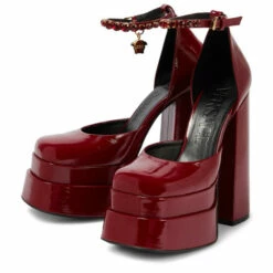 Versace Medusa Aevitas Patent Leather Platform Pumps -Outlet Versace Store unnamed file 1019