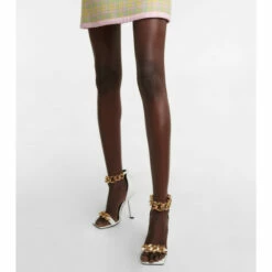 Versace Medusa Chain Leather Sandals -Outlet Versace Store unnamed file 1035