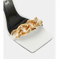 Versace Medusa Chain Leather Sandals -Outlet Versace Store unnamed file 1037