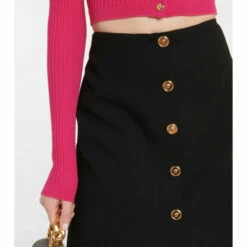 Versace Medusa Wool Miniskirt -Outlet Versace Store unnamed file 104