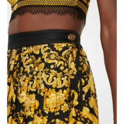 Versace Barocco High-rise Pleated Silk Miniskirt 7 Versace Barocco High-rise Pleated Silk Miniskirt -Outlet Versace Store unnamed file 1045