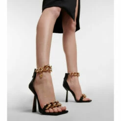 Versace Embellished Satin Sandals 9 Versace Embellished Satin Sandals -Outlet Versace Store unnamed file 1048