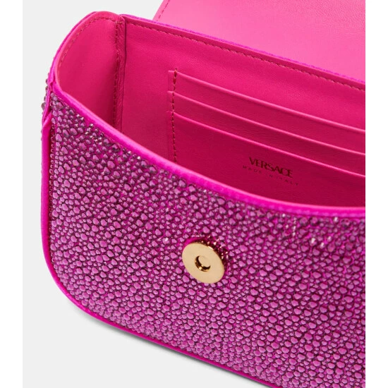 Versace La Medusa Mini Embellished Satin Tote Bag 4 Versace La Medusa Mini Embellished Satin Tote Bag - Image 2