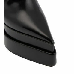 Versace Aevitas Pointy Leather Ankle Boots -Outlet Versace Store unnamed file 1070