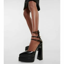 Versace Aevitas Pointy Leather Platform Pumps -Outlet Versace Store unnamed file 1078