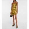 Versace Barocco Silk Twill Slip Dress -Outlet Versace Store unnamed file 1098