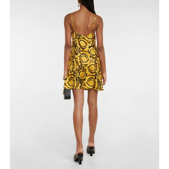 Versace Barocco Silk Twill Slip Dress 4 Versace Barocco Silk Twill Slip Dress - Image 2