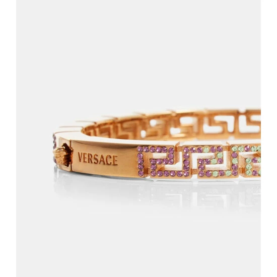 Versace Greca Embellished Bracelet 4 Versace Greca Embellished Bracelet - Image 3