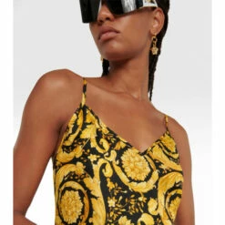 Versace Barocco Silk Twill Slip Dress 8 Versace Barocco Silk Twill Slip Dress -Outlet Versace Store unnamed file 1100