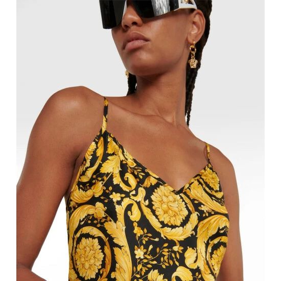 Versace Barocco Silk Twill Slip Dress 5 Versace Barocco Silk Twill Slip Dress - Image 3