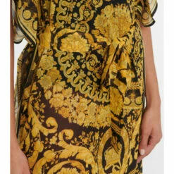 Versace Printed Silk Kaftan -Outlet Versace Store unnamed file 1117