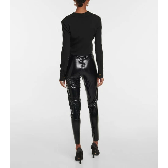 Versace Latex Leggings 4 Versace Latex Leggings - Image 2