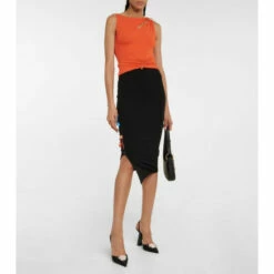 Versace La Medusa Satin Slingback Pumps