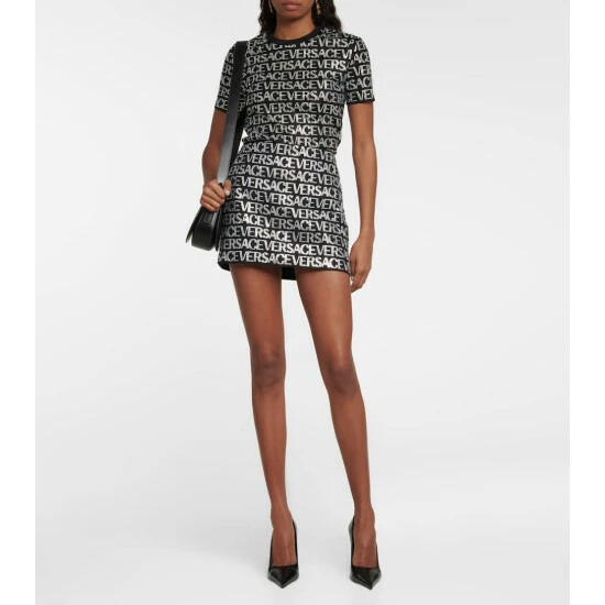 Versace Crystal-embellished Logo T-shirt 3 Versace Crystal-embellished Logo T-shirt