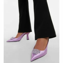 Versace La Medusa Satin Slingback Pumps -Outlet Versace Store unnamed file 1138