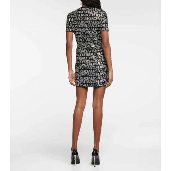 Versace Crystal-embellished Logo T-shirt 4 Versace Crystal-embellished Logo T-shirt - Image 2