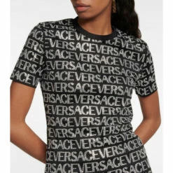Versace Crystal-embellished Logo T-shirt 7 Versace Crystal-embellished Logo T-shirt -Outlet Versace Store unnamed file 115