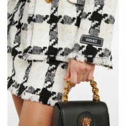 Versace Medusa Checked Tweed Blazer -Outlet Versace Store unnamed file 1164