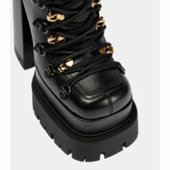 Versace Aevitas Lace-up Leather Ankle Boots -Outlet Versace Store unnamed file 1174