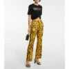 Versace Barocco High-rise Silk Pants -Outlet Versace Store unnamed file 1187