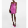 Versace Medusa Embellished Mesh Minidress -Outlet Versace Store unnamed file 12