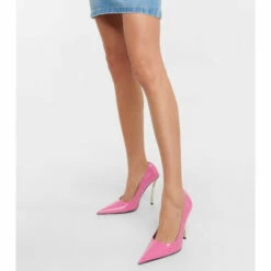 Versace Pin-Point Leather Pumps -Outlet Versace Store unnamed file 1213