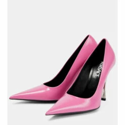 Versace Pin-Point Leather Pumps -Outlet Versace Store unnamed file 1214