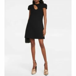 Versace Aevitas Pointy Satin Platform Pumps