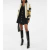 Versace Pin-Point Leather Knee-high Boots -Outlet Versace Store unnamed file 1224