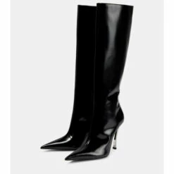 Versace Pin-Point Leather Knee-high Boots 10 Versace Pin-Point Leather Knee-high Boots -Outlet Versace Store unnamed file 1227