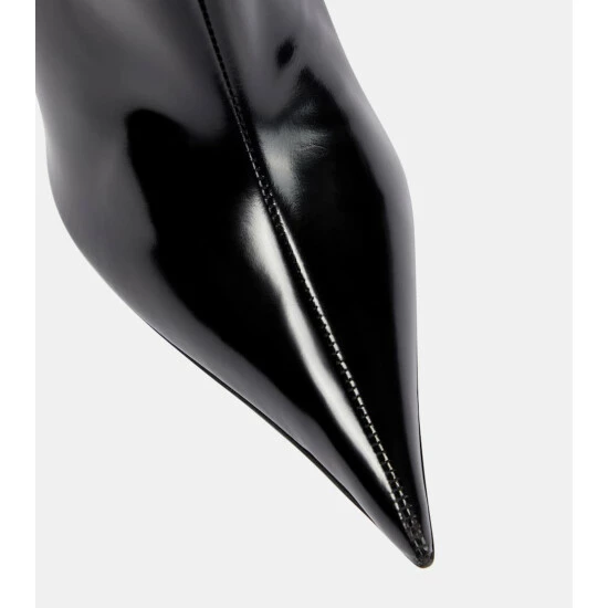 Versace Pin-Point Leather Knee-high Boots 7 Versace Pin-Point Leather Knee-high Boots - Image 5