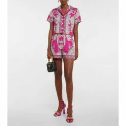 Versace Medusa Chain Satin Sandals