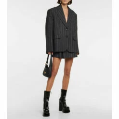 Versace Aevitas Leather Platform Ankle Boots