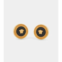 Versace Enamel Medusa Stud Earrings -Outlet Versace Store unnamed file 127