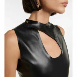 Versace Medusa Biggie Cutout Latex Dress -Outlet Versace Store unnamed file 1273