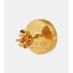 Versace Enamel Medusa Stud Earrings -Outlet Versace Store unnamed file 128