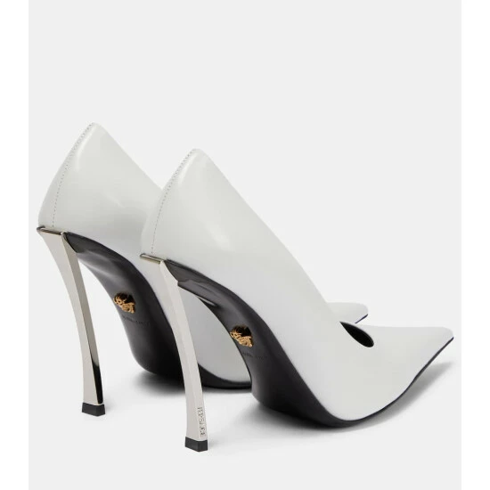 Versace Pin-Point Leather Pumps 4 Versace Pin-Point Leather Pumps - Image 2
