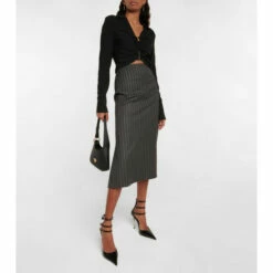 Versace Pin-Point Leather Pumps