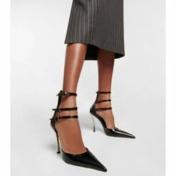 Versace Pin-Point Leather Pumps -Outlet Versace Store unnamed file 1310