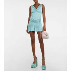 Versace Medusa Aevitas Satin Platform Pumps