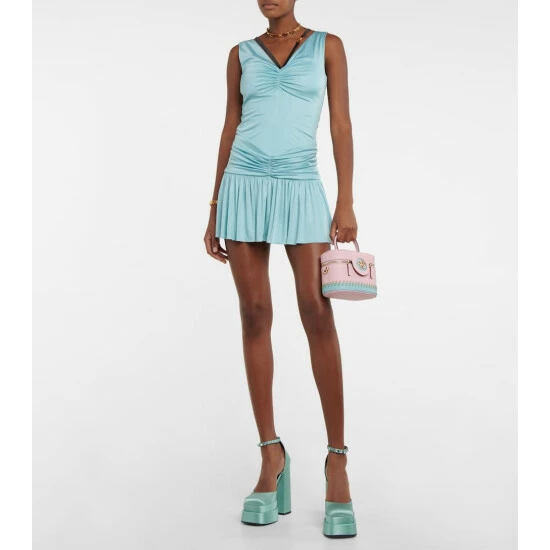 Versace Medusa Aevitas Satin Platform Pumps 3 Versace Medusa Aevitas Satin Platform Pumps