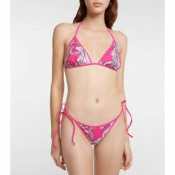 Versace Baroque Reversible Bikini Bottoms