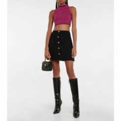 Versace La Greca Crop Top