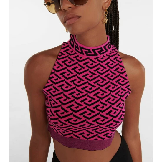 Versace La Greca Crop Top 5 Versace La Greca Crop Top - Image 3