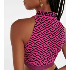 Versace La Greca Crop Top 9 Versace La Greca Crop Top -Outlet Versace Store unnamed file 1361